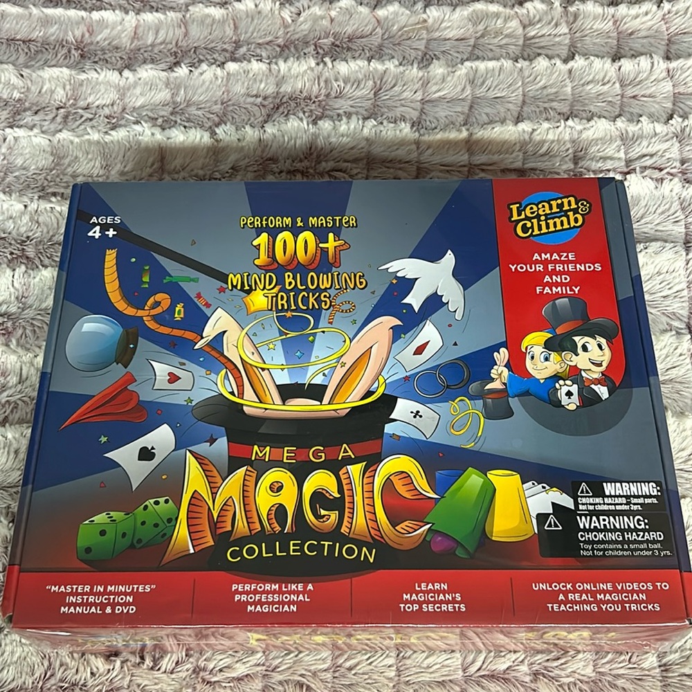 Mega Magic Collection , a fun and educational set 100 + mind blowing tricks